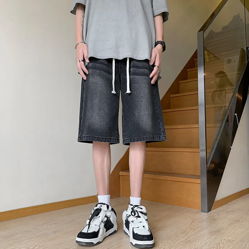 Michael Rock Denim Shorts Unisex-7