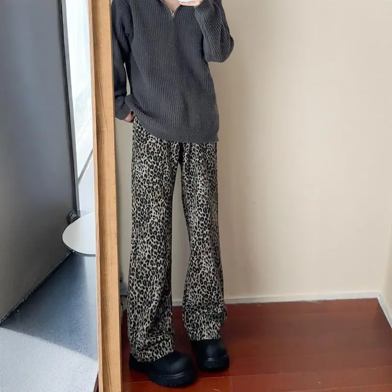 Michael Rock Jeans Men Leopard Print-2