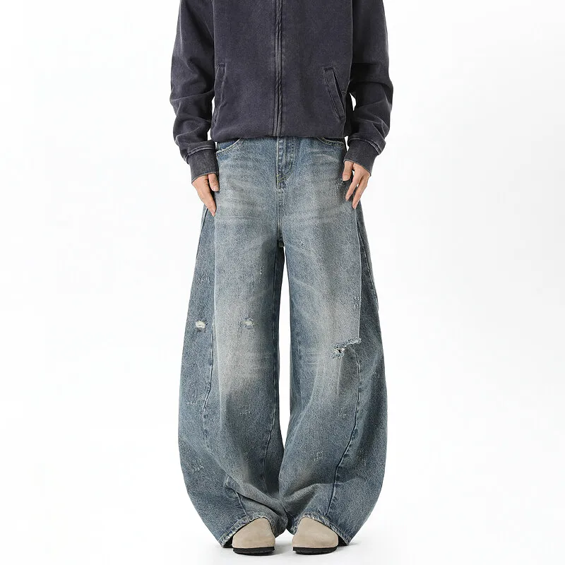 Michael Rock Jeans Unisex Blue-2