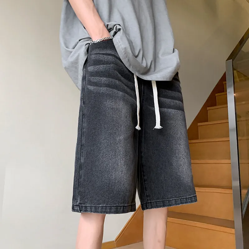 Michael Rock Denim Shorts Unisex-9