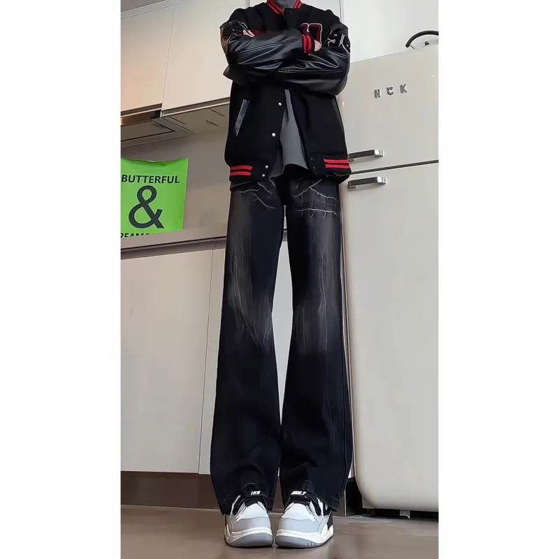 Michael Rock Jeans Unisex Black-4