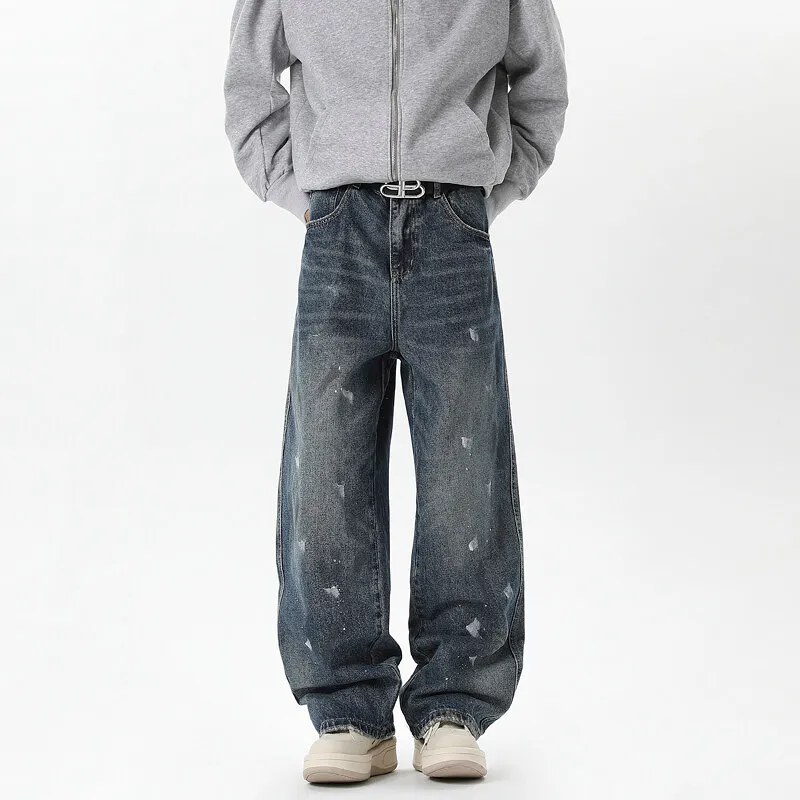 Michael Rock Jeans Unisex Blue-2