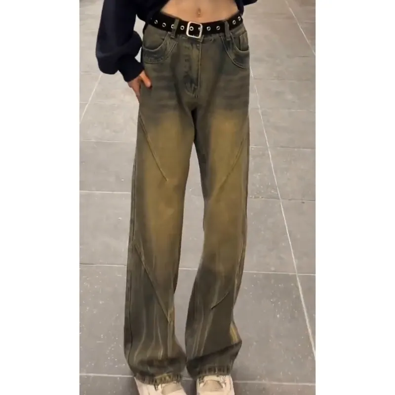 PAINT STAIN Jeans Unisex-11
