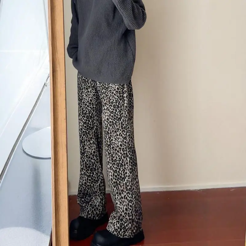 Michael Rock Jeans Men Leopard Print-3