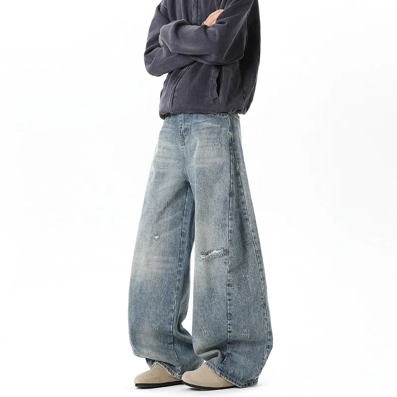 Michael Rock Jeans Unisex Blue-3