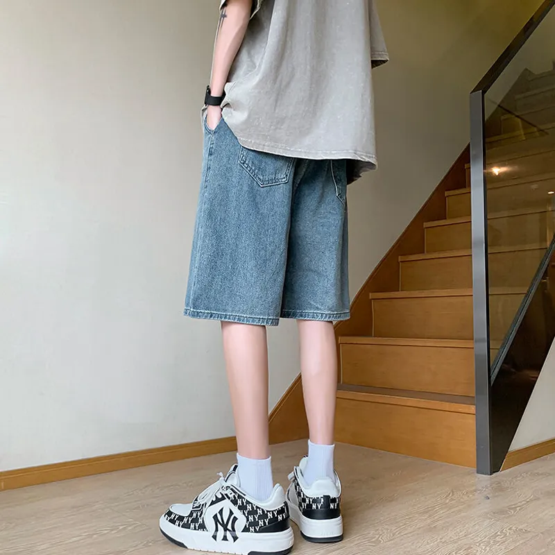 Michael Rock Denim Shorts Unisex-13