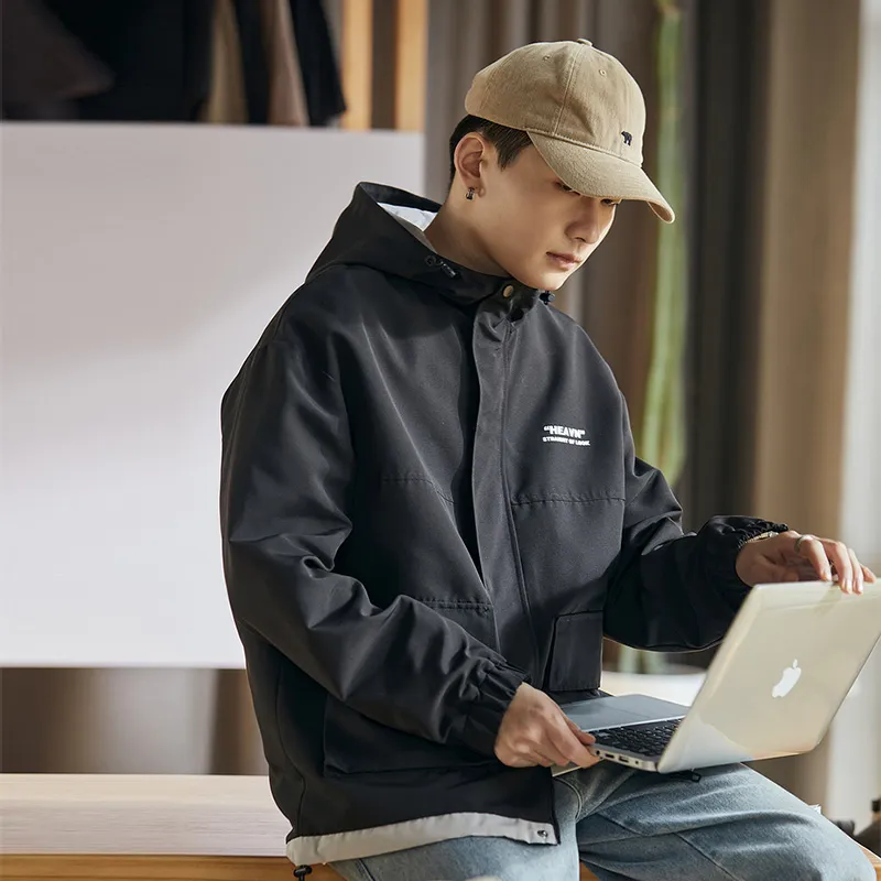 Tonlion Jackets Men Black-5