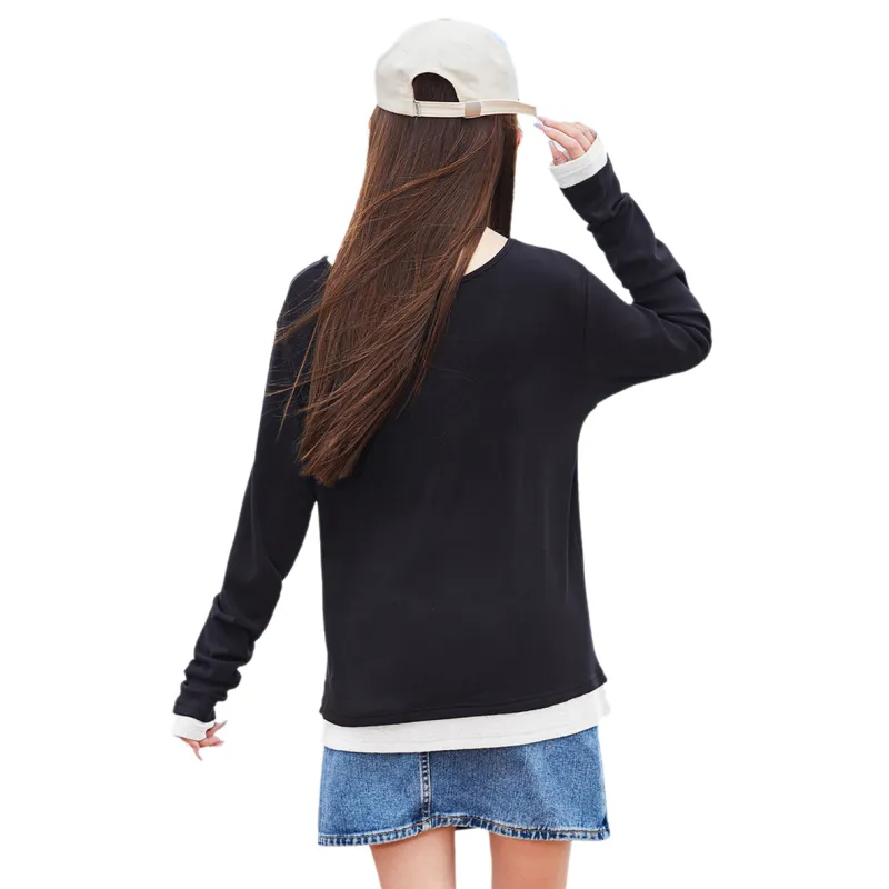 Tonlion T Shirts Women's-4