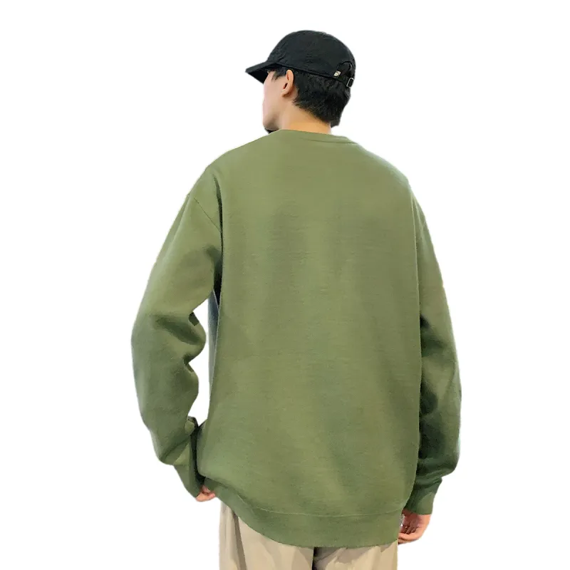 Tonlion Sweater Men's Turquoise Green-1
