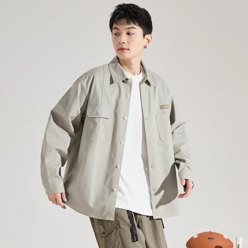 Tonlion Long Sleeved Shirts Men's-2