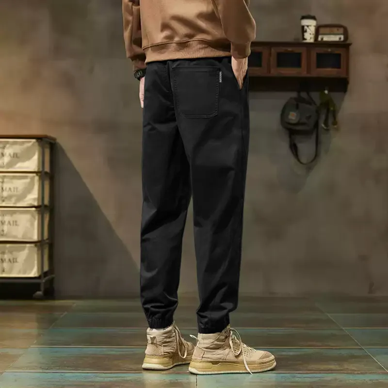 Tonlion Casual Pants Men Black-4