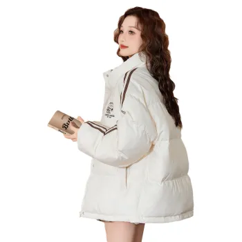 Tonlion x SHINUBI LIANMINGKUAN Puffer Jacket Women's Ecru