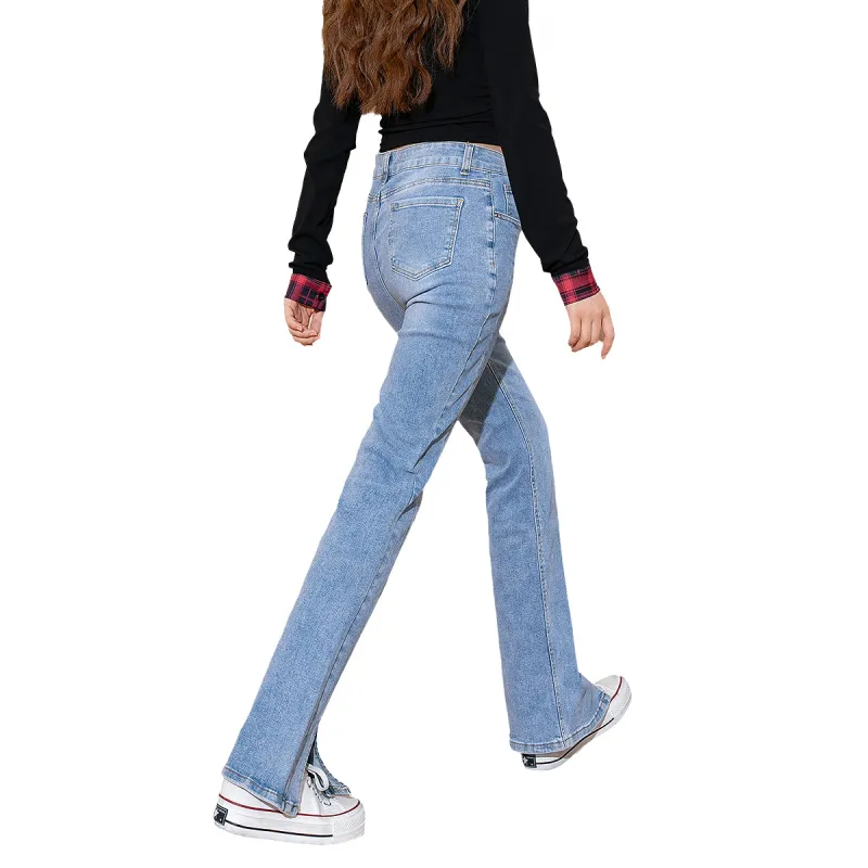 Tonlion Jeans Women's Light Denim Blue-1