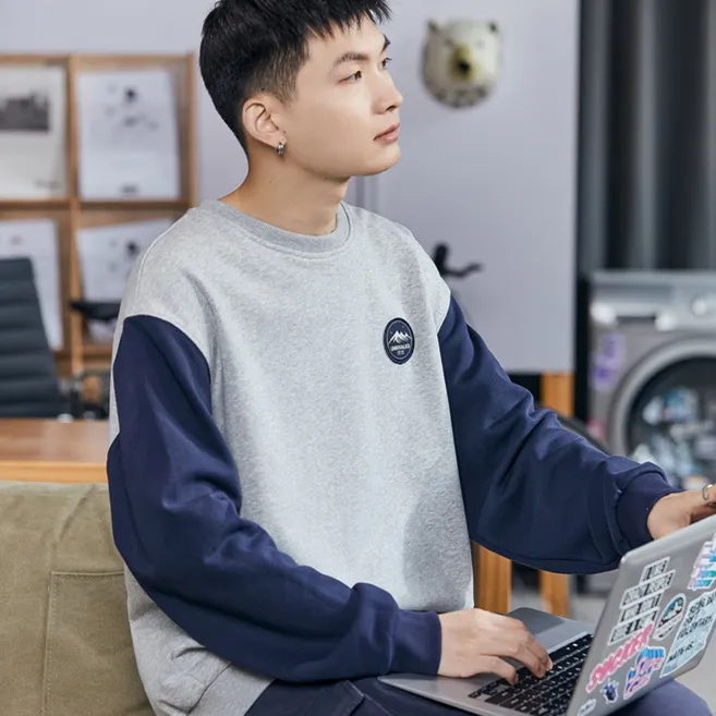 Tonlion Sweatshirt Men's Light Heather Gray-6