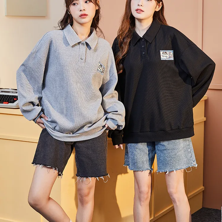 Tonlion Sweatshirt Women's Light Heather Gray-3