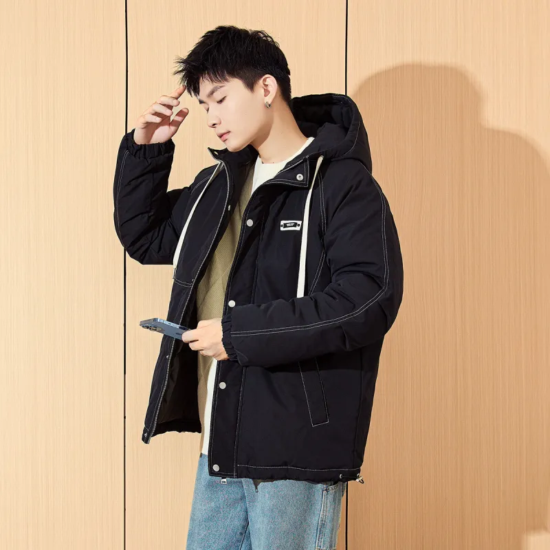Tonlion Puffer Jackets Men Black-5