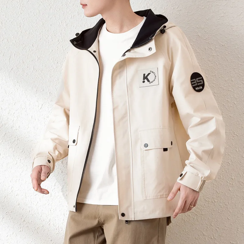 Tonlion Jackets Coats Unisex Greek White-3