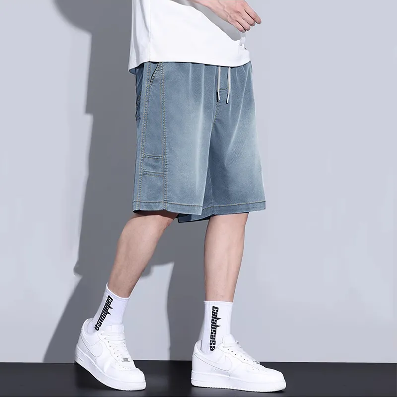 Tonlion Denim Shorts Men-9