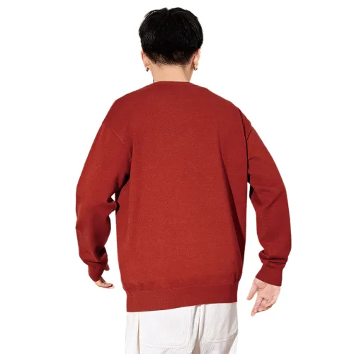 Tonlion Sweater Men's Faru Red Agate
