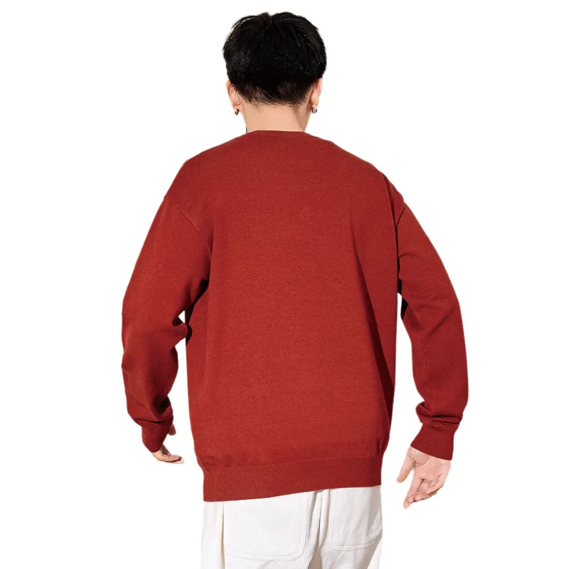 Tonlion Sweater Men's Faru Red Agate-0