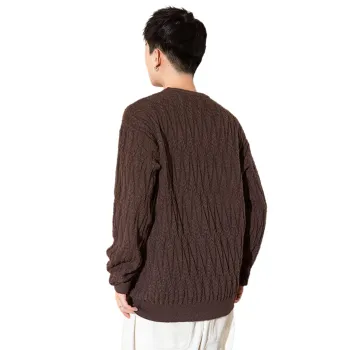 Tonlion Sweater Men's Vintage Brown