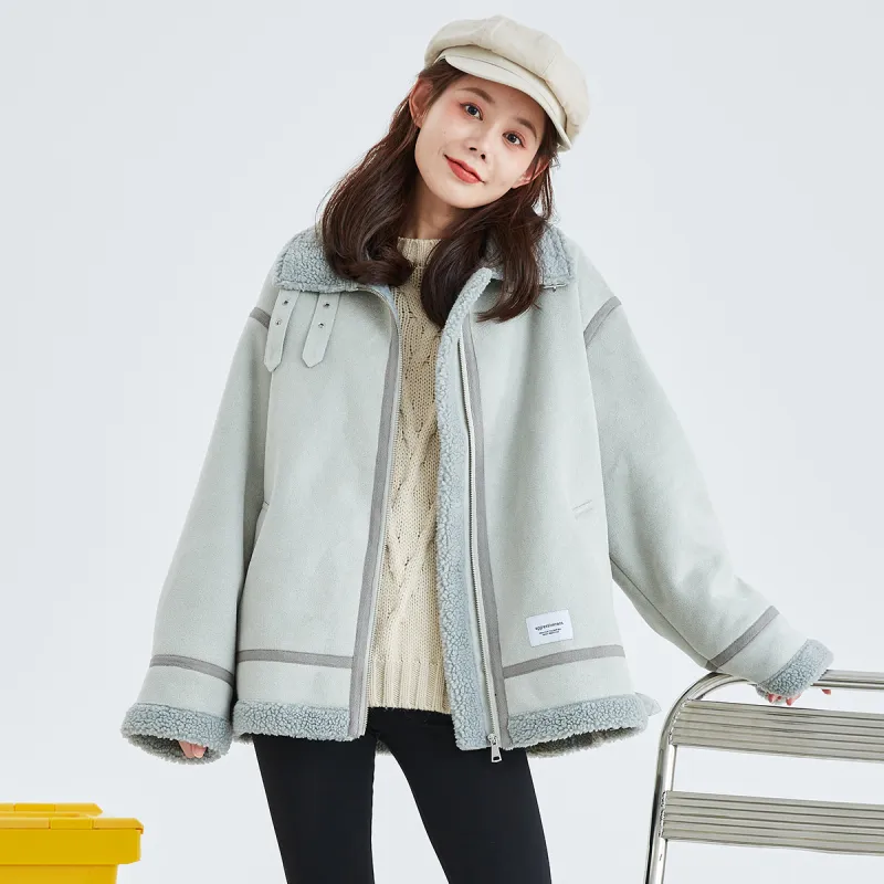Tonlion Velvet feel Coat Women's-11