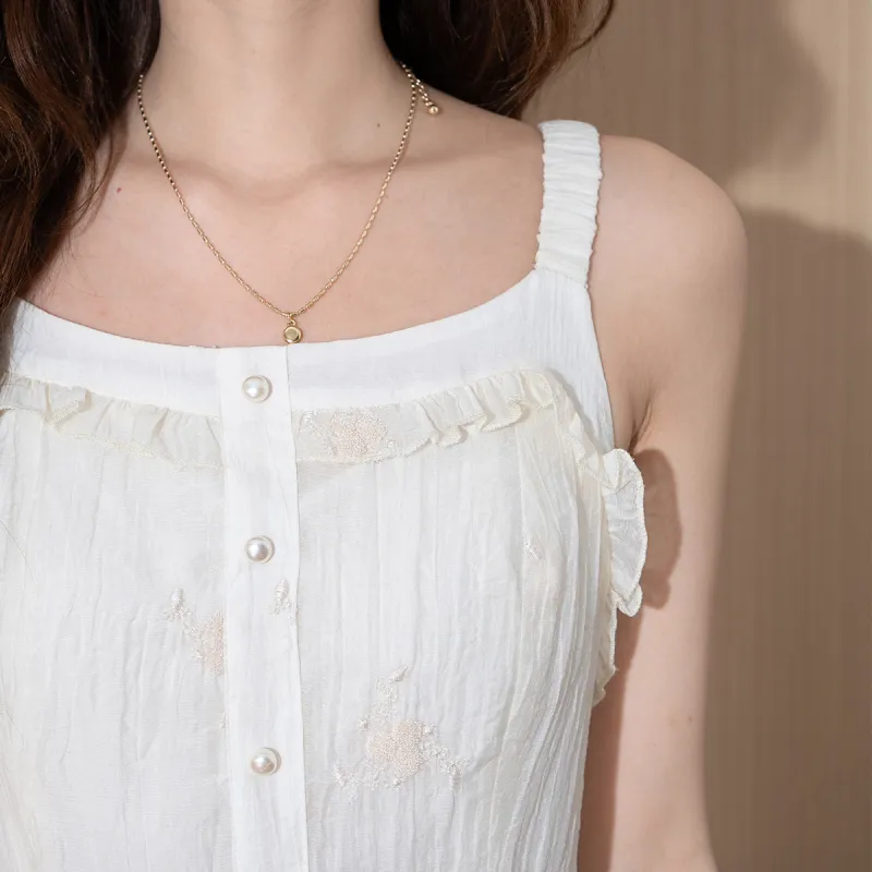Tonlion Slip Dresses Women's Light Apricot-3