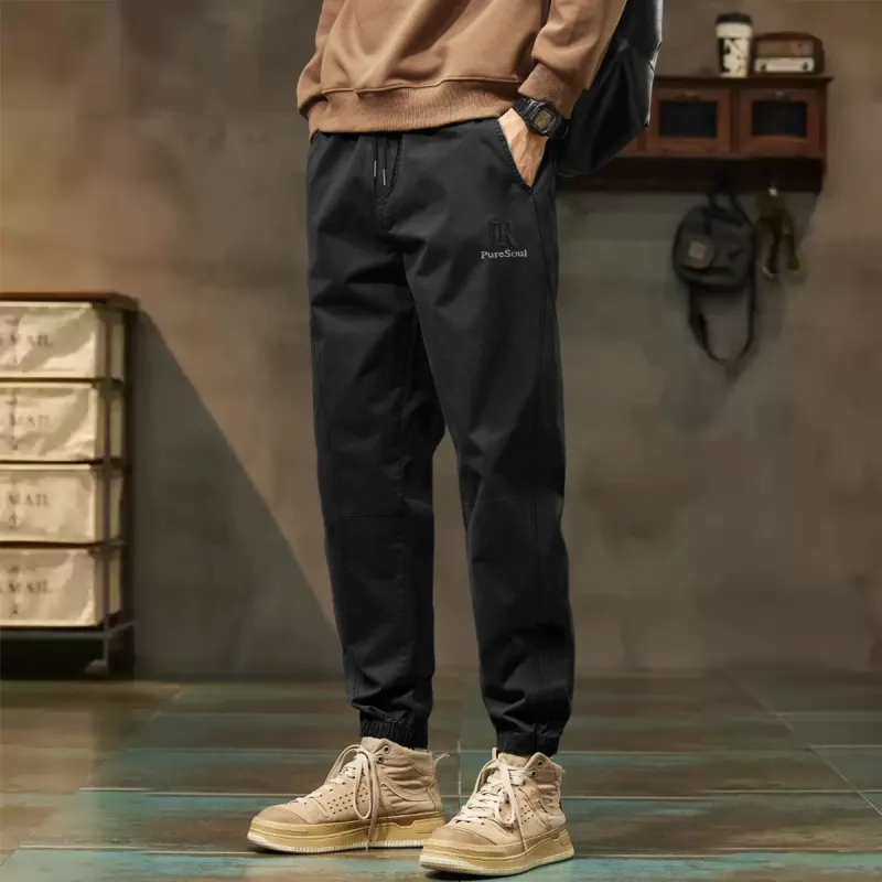 Tonlion Casual Pants Men Black-1