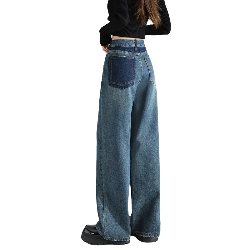 Tonlion Jeans Women's Medium Denim Blue-1