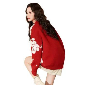 Tonlion Sweater Women's China Red