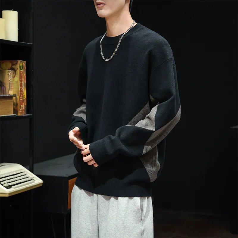 Tonlion Sweaters Men Black-5