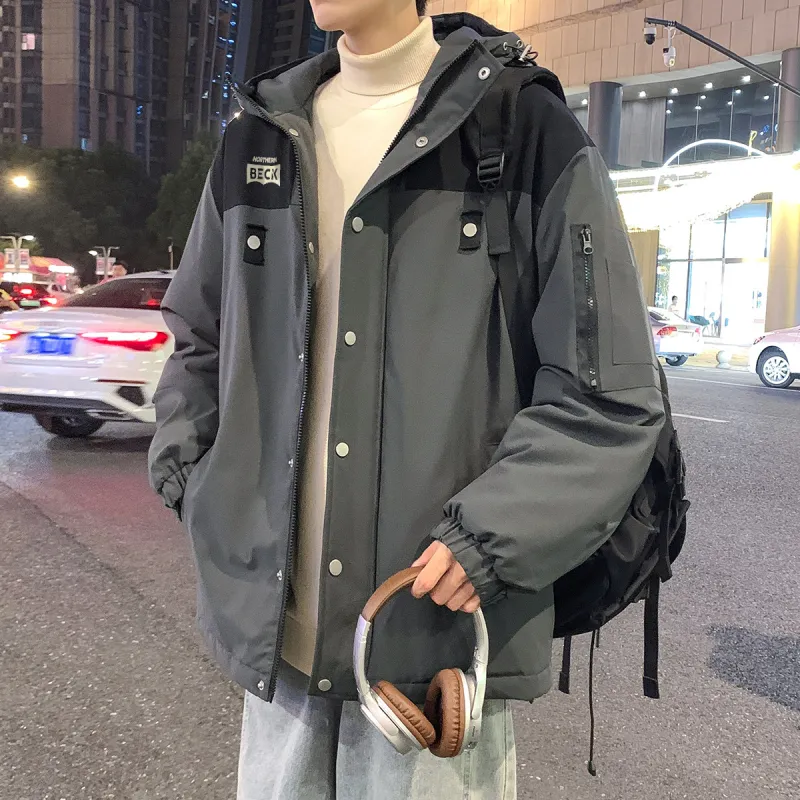 Tonlion FW23 Puffer Jacket Men's Black-1