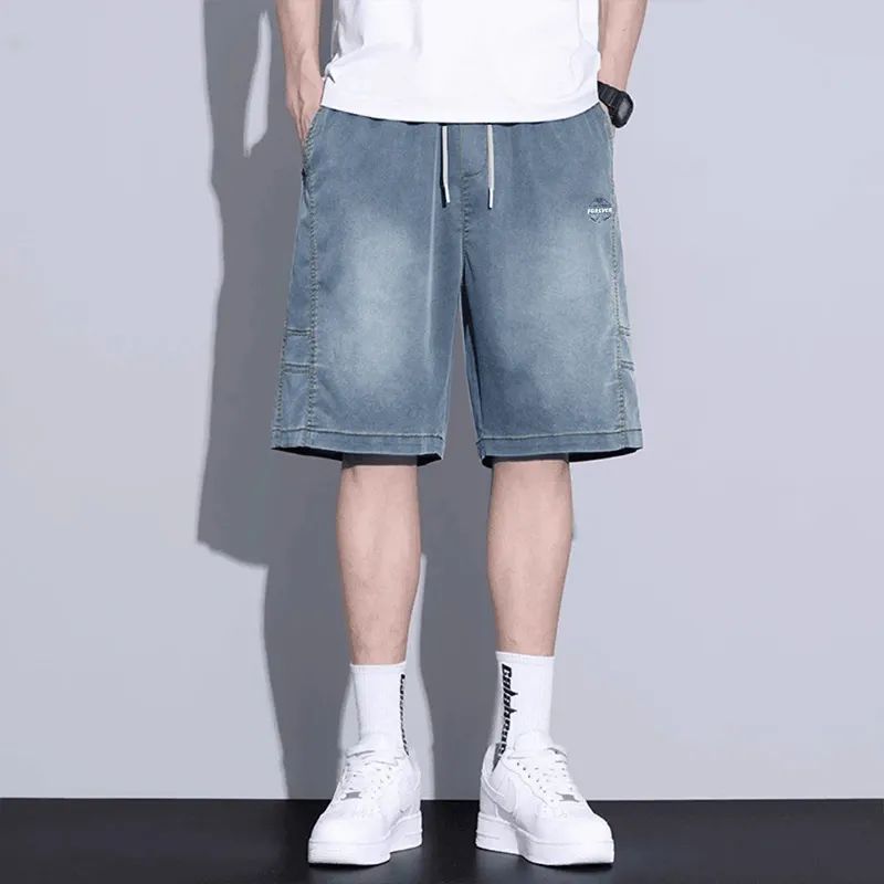 Tonlion Denim Shorts Men-6