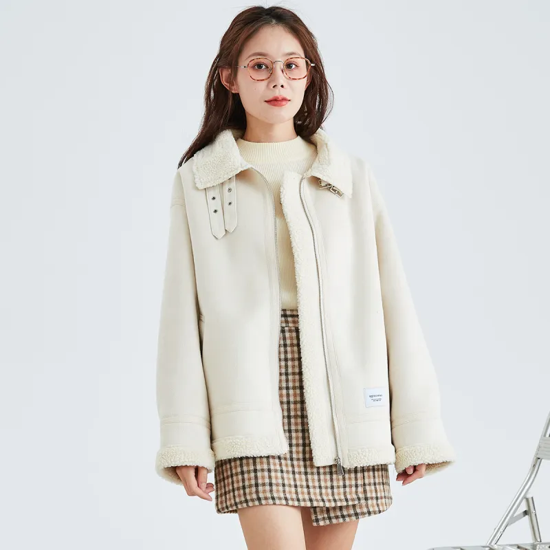 Tonlion Velvet feel Coat Women's-2