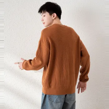 Tonlion Sweaters Men Coffee