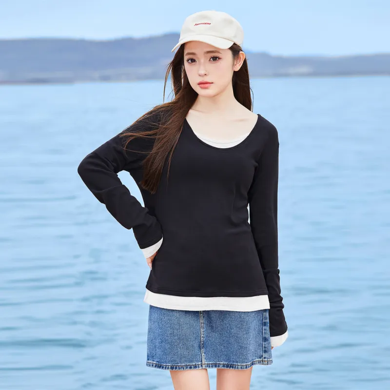 Tonlion T Shirts Women's-6