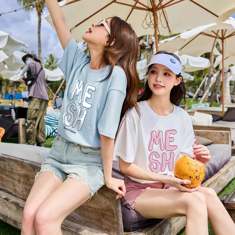 Tonlion T Shirt Women's Raw White-5