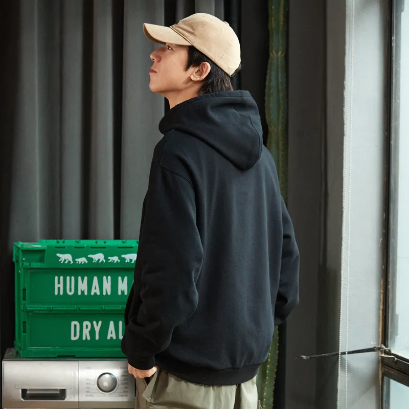 Tonlion Sweatshirts Men Black-5