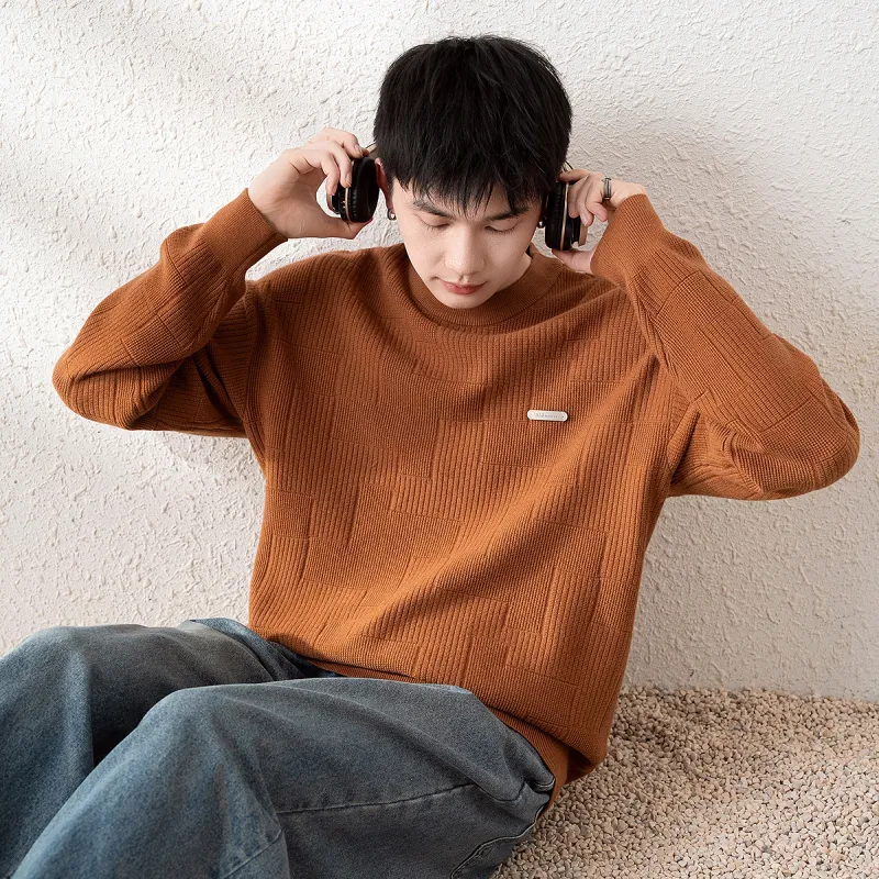 Tonlion Sweaters Men Coffee-1