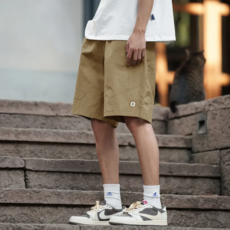 Tonlion Casual Shorts Men's Dark Khaki-3