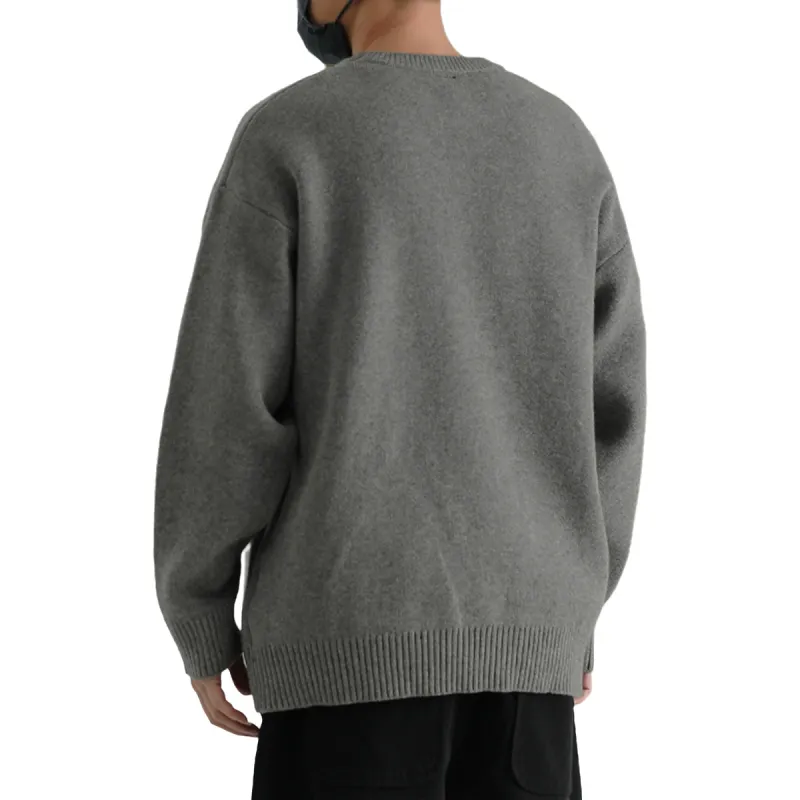 Tonlion Sweaters Men Medium Gray-1