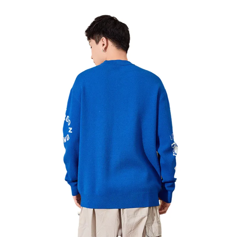 Tonlion Sweater Men's Bright Blue-1