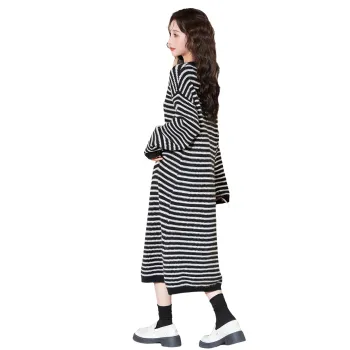 Tonlion Long Sleeved Dresses Women's Black