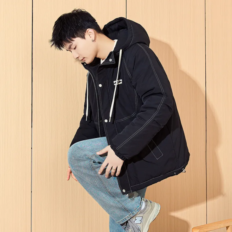 Tonlion Puffer Jackets Men Black-2