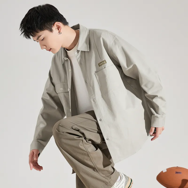 Tonlion Long Sleeved Shirts Men's-3