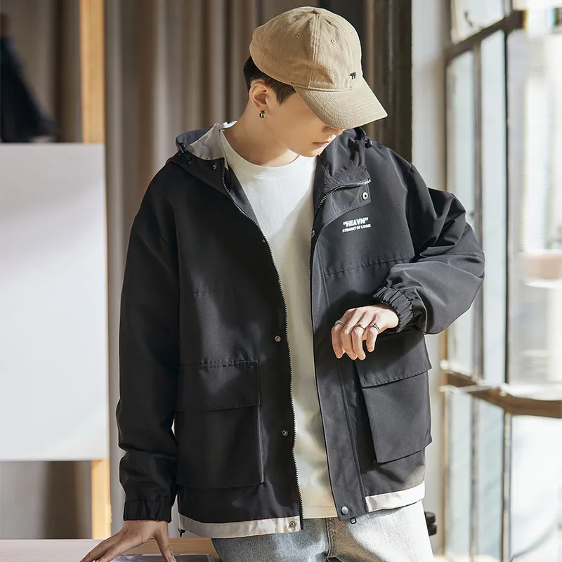 Tonlion Jackets Men Black-4