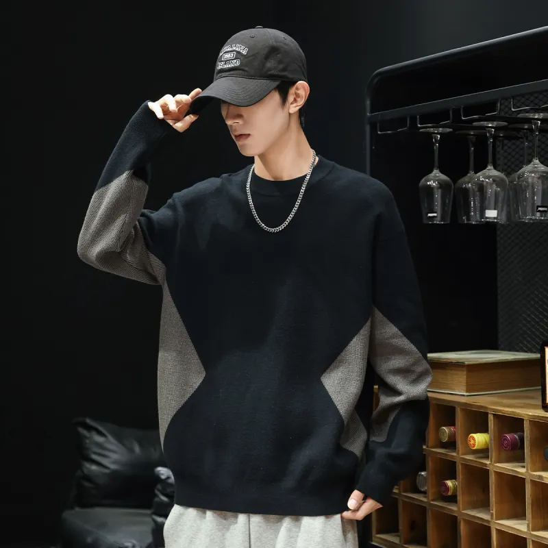 Tonlion Sweaters Men Black-6