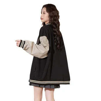 Tonlion Baseball Jacket Women's Black