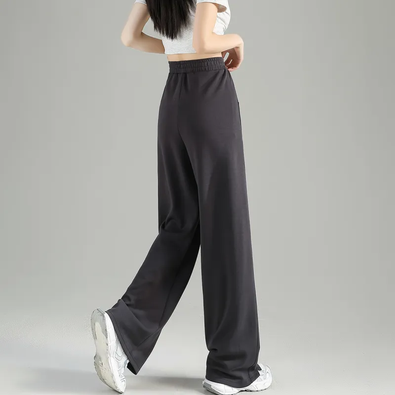 Tonlion Casual Pants Women's Dark Gray-3