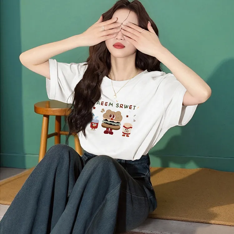 Tonlion T Shirts Women's-5